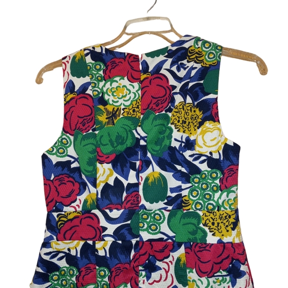 Boden Retro Pocket Floral Print Sheath Dress Size 8 - Picture 7 of 16